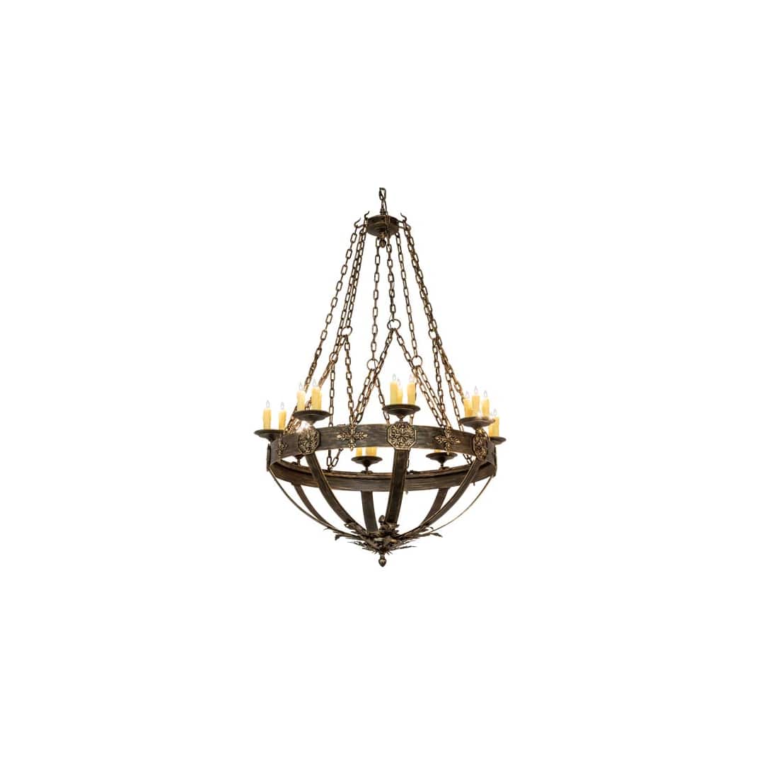 Neapolis 24 Light 60" Wide Taper Candle Style Chandelier