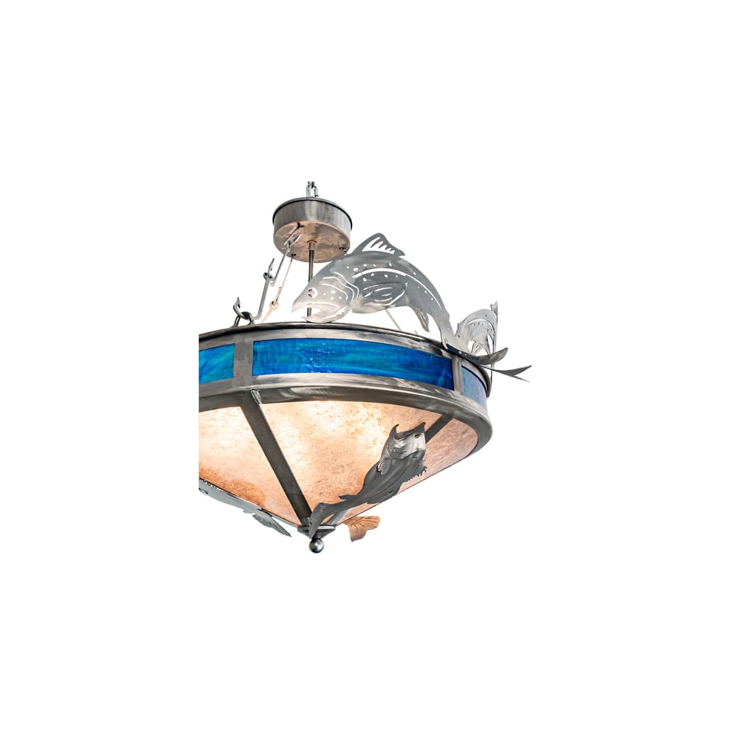 4 Light 27" Wide Abstract Pendant