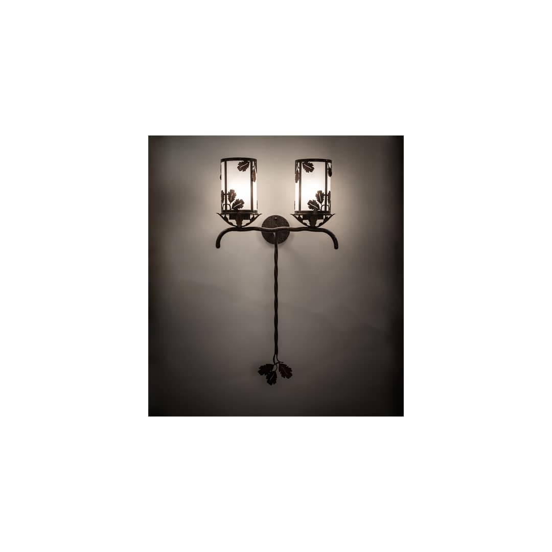 Blue Oak 2 Light 40" Tall Wall Sconce