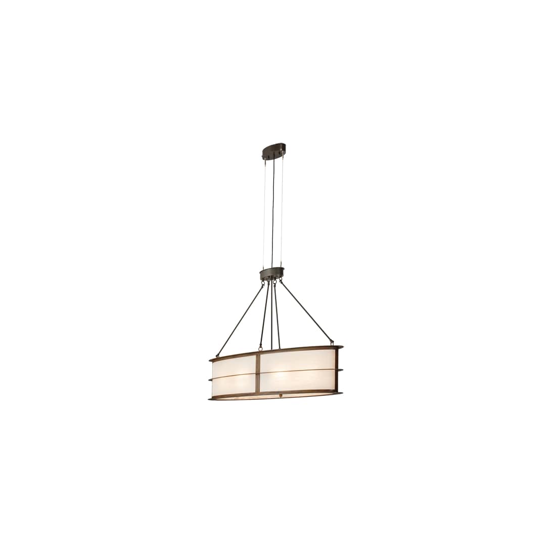 6 Light 48" Wide Linear Pendant