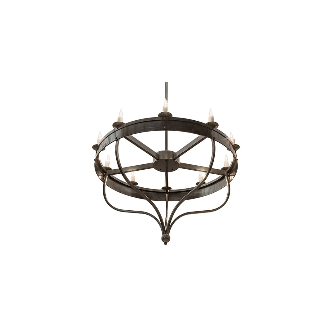 Parnella 10 Light 54" Wide Taper Candle Style Chandelier