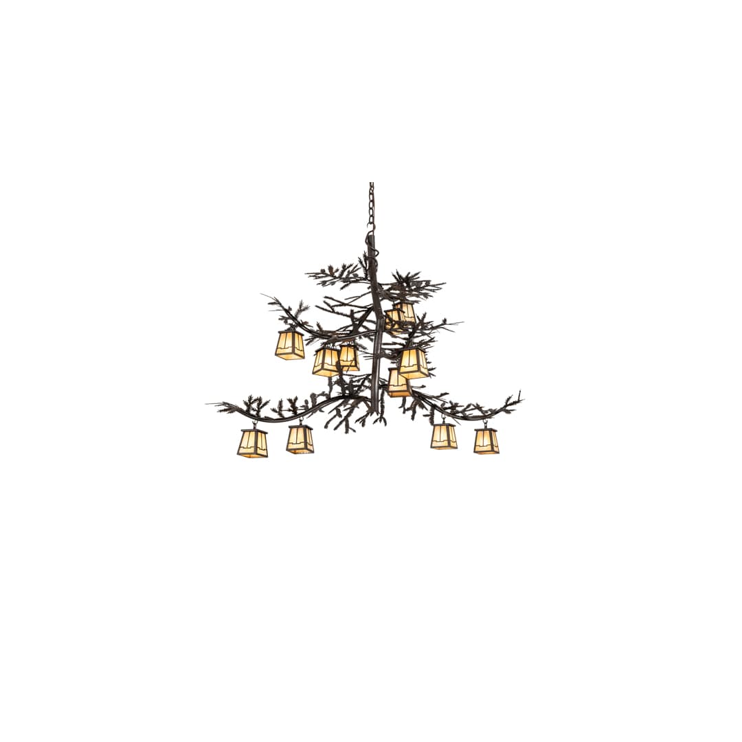 Long Pine Branch 12 Light 37" Wide Chandelier