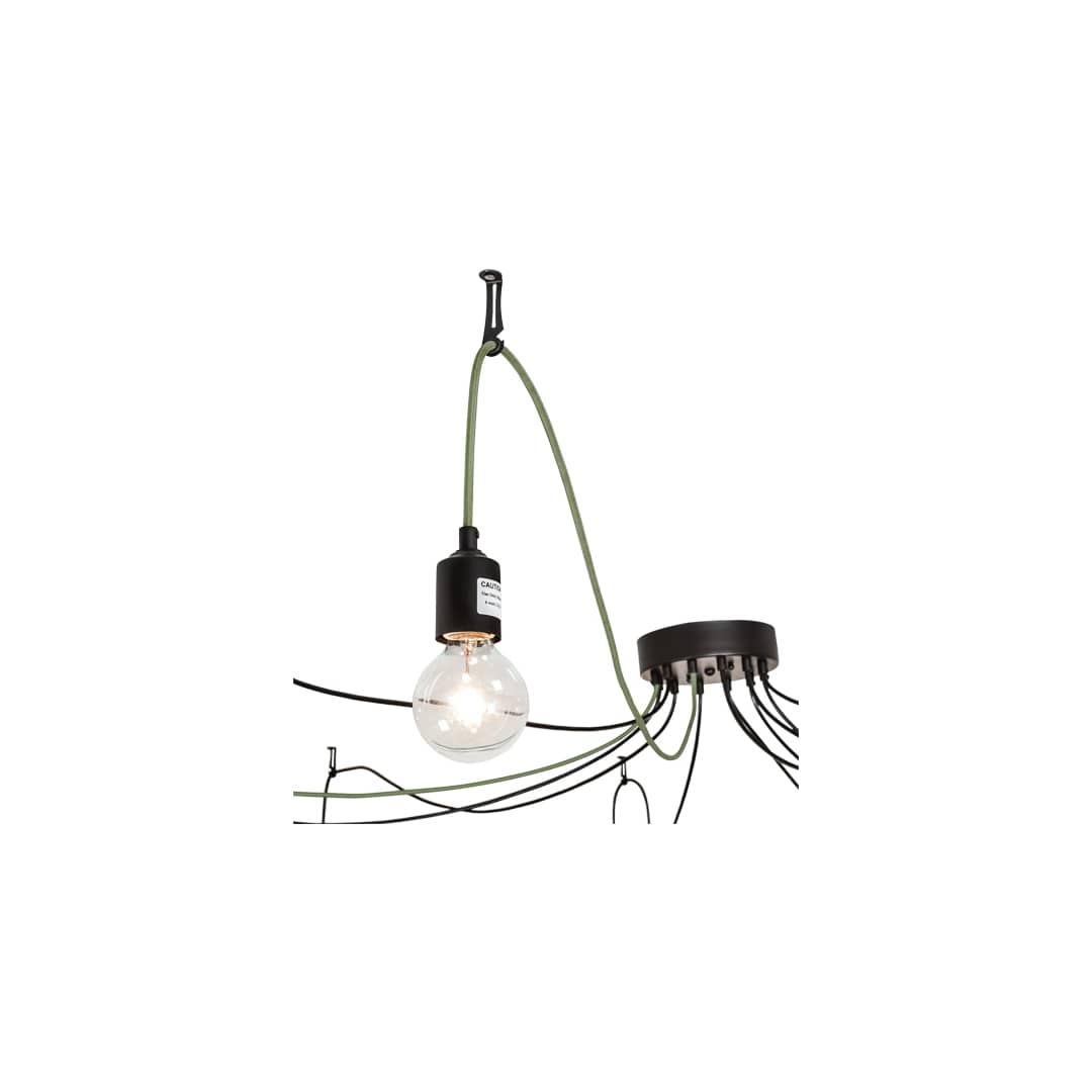 12 Light 120" Wide Suspension Multi Light Pendant