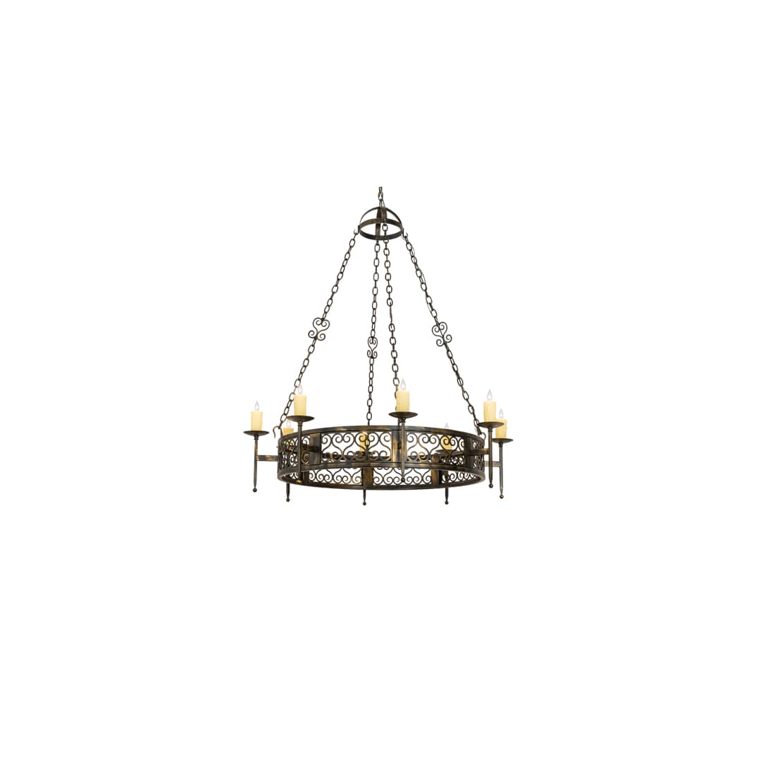 Toscano 8 Light 48" Wide Candle Style Chandelier