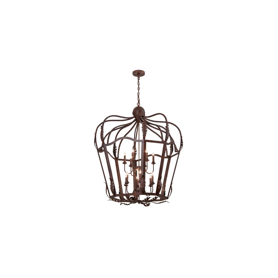 12 Light 43" Wide Taper Candle Pendant