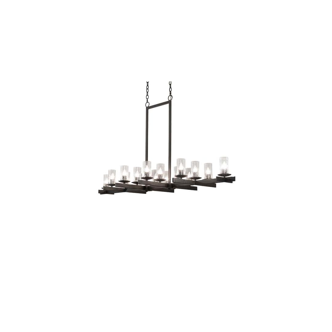 Long Dante 16 Light 30" Wide Linear Chandelier