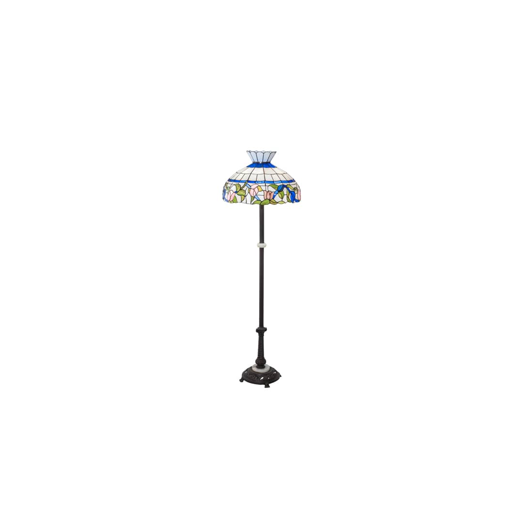 Rose Vine 3 Light 62" Tall Buffet Floor Lamp