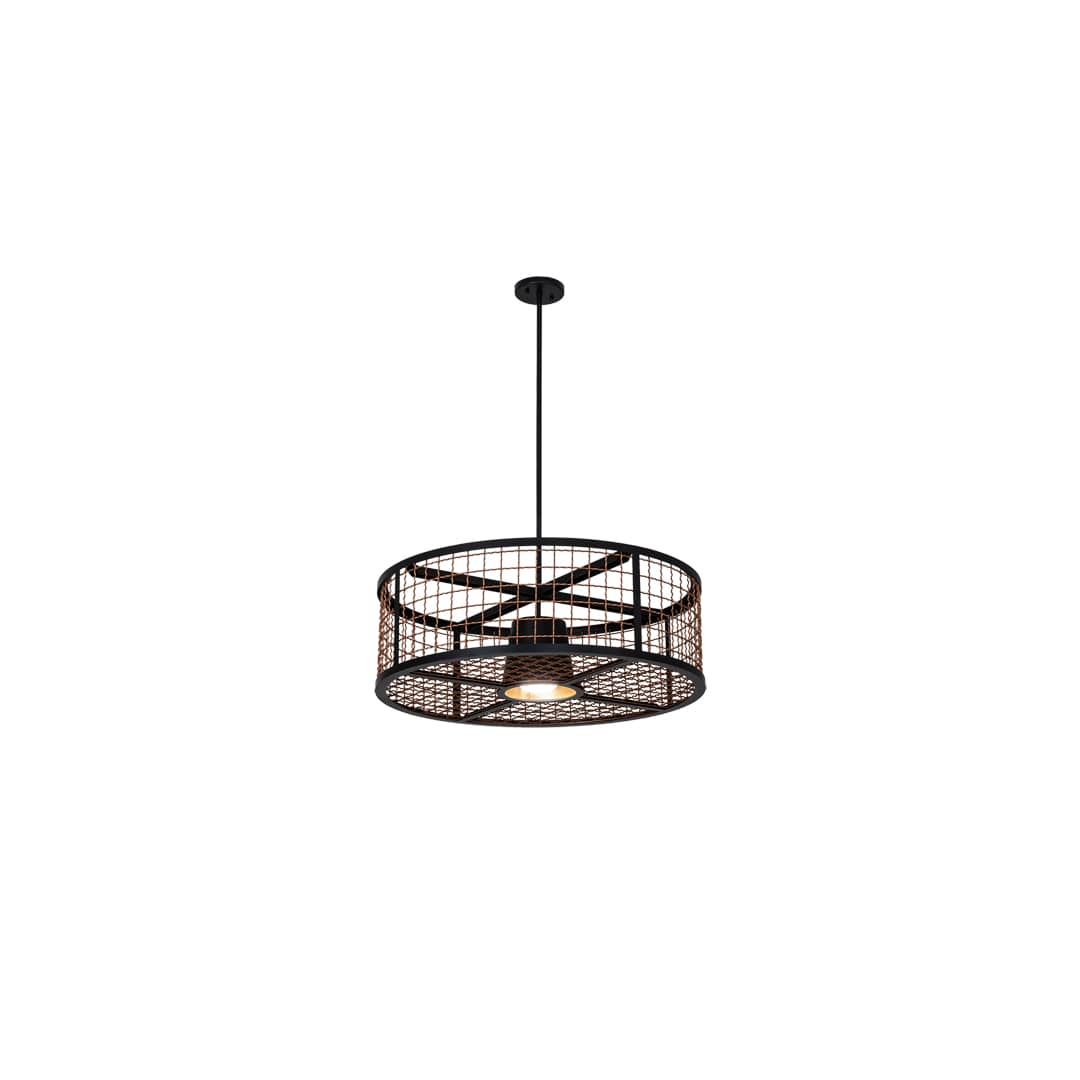 30" Wide Cage Pendant