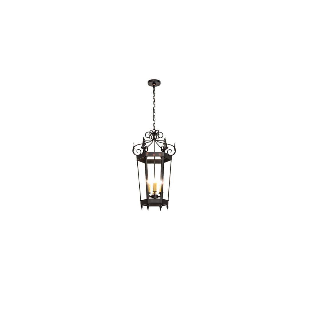 6 Light 20" Wide Taper Candle Pendant