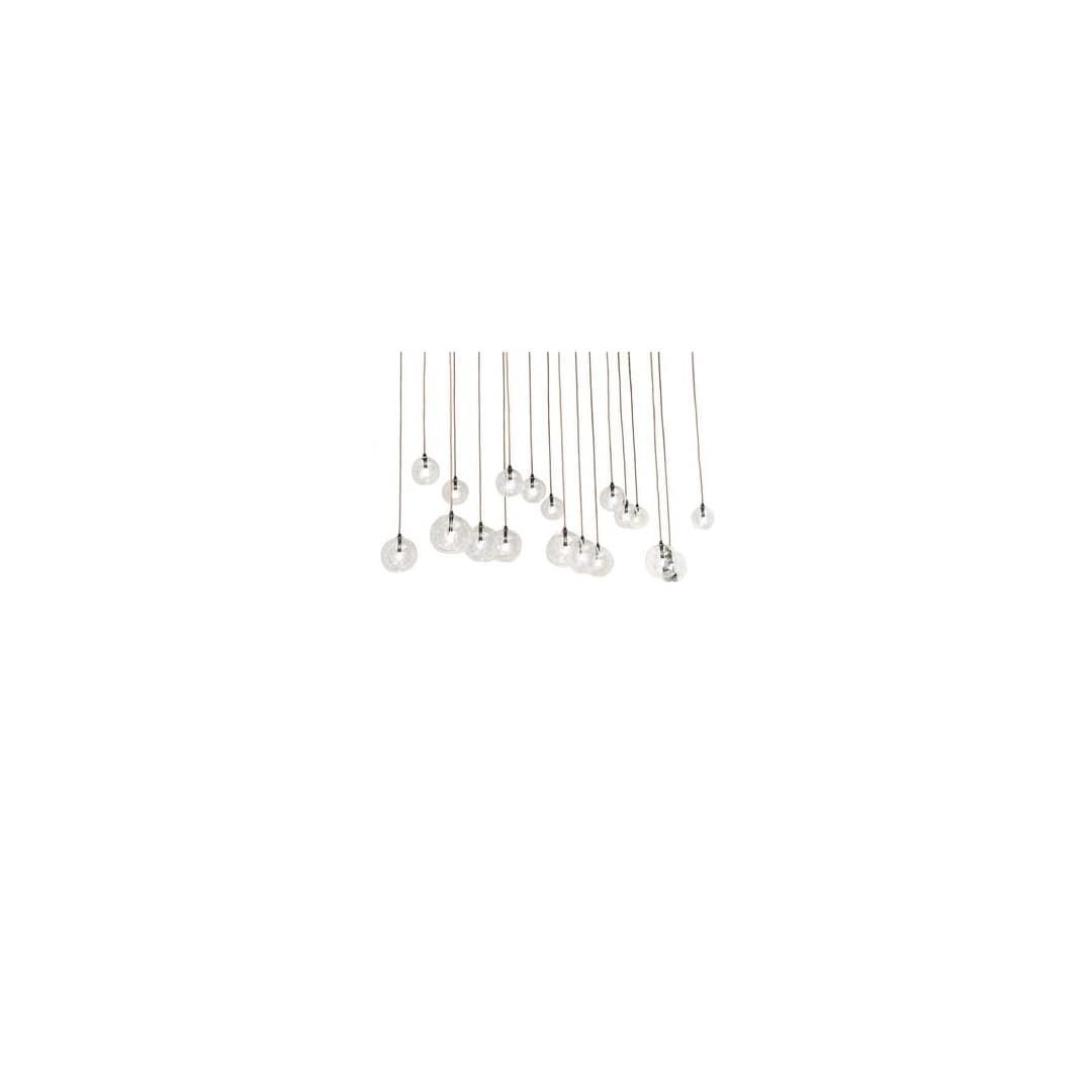 Long Alva 18 Light 36" Wide Linear Chandelier