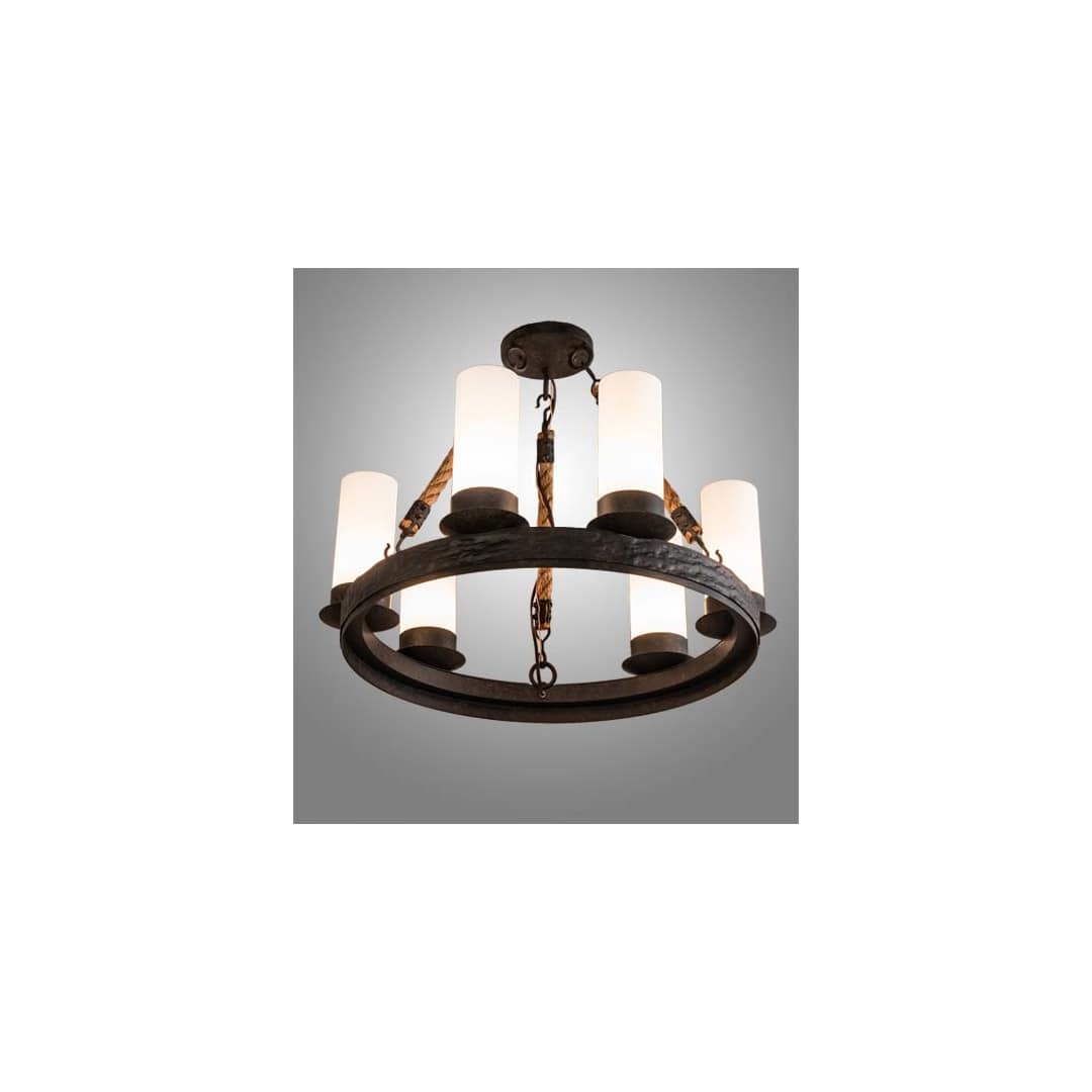 Costello 6 Light 24" Wide Ring Chandelier