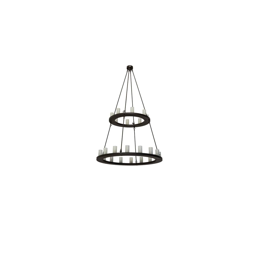 Loxley 24 Light 54" Wide Ring Chandelier