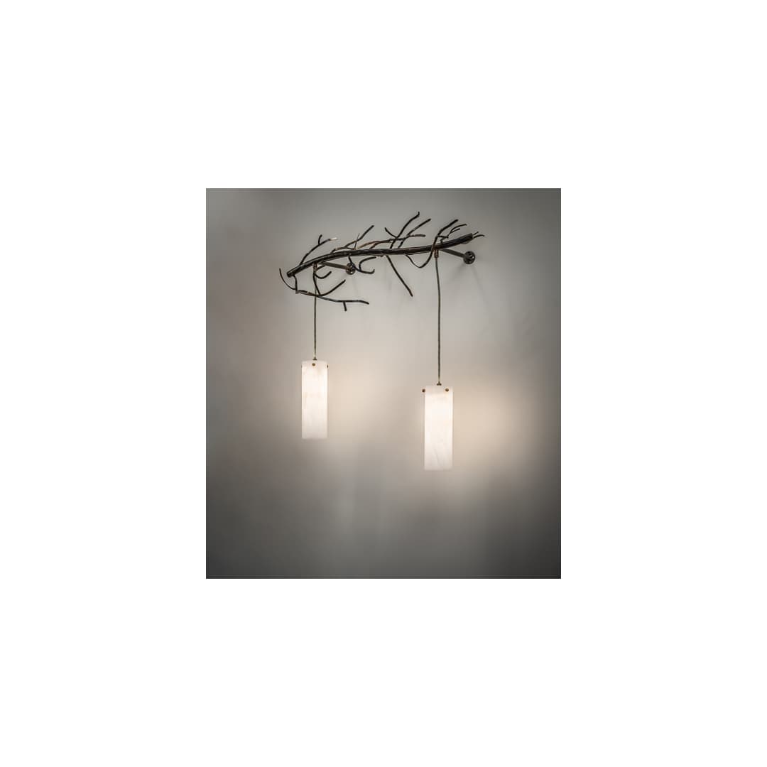 Winter Solstice 2 Light 24" Tall Wall Sconce