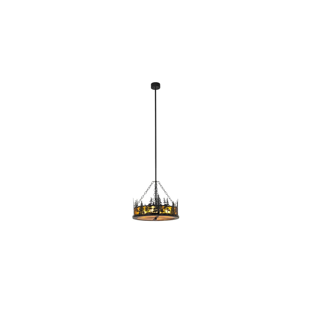 4 Light 23" Wide Pendant