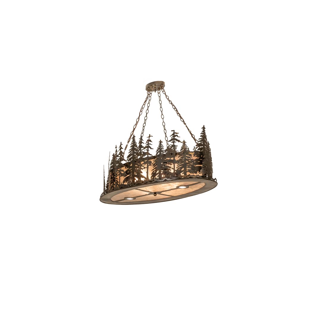 6 Light 48" Wide Linear Pendant