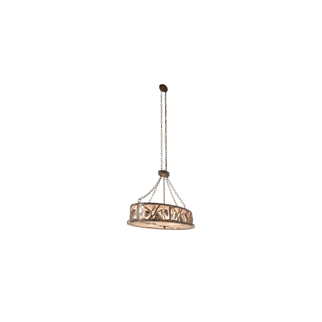 6 Light 48" Wide Linear Pendant