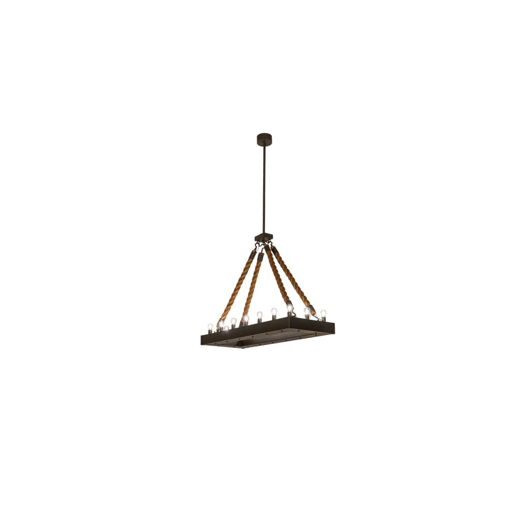 16 Light 60" Wide Linear Pendant