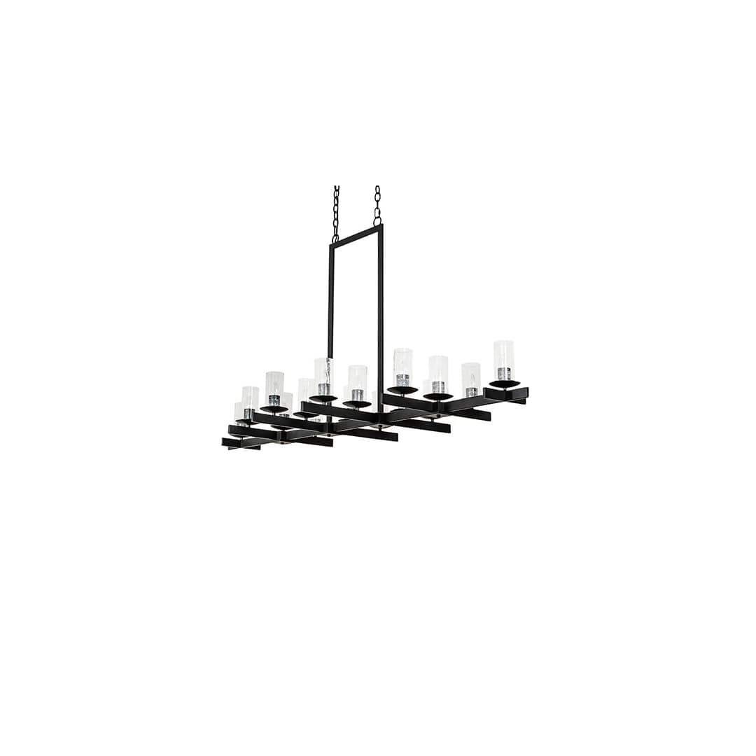 Long Dante 16 Light 30" Wide Linear Chandelier