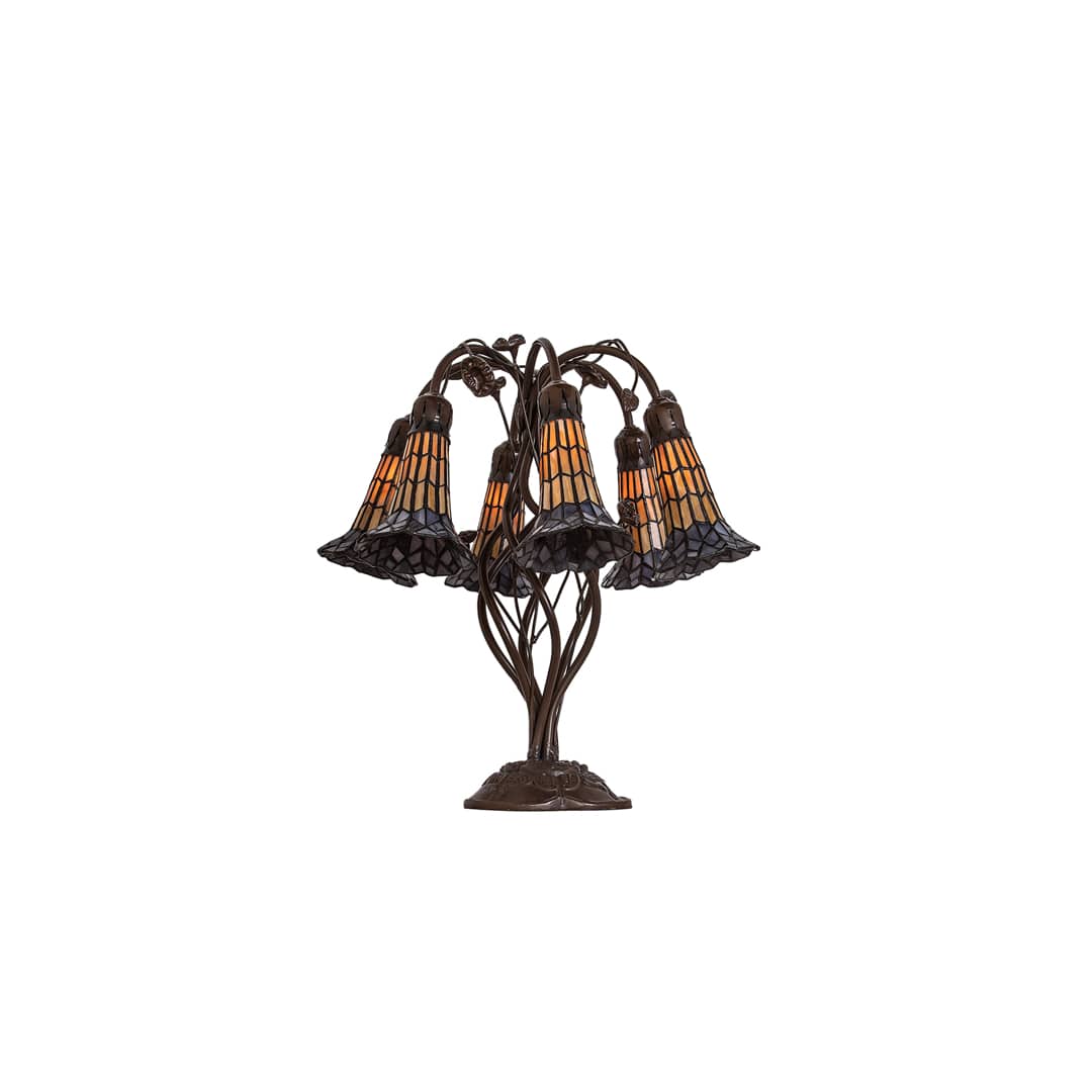 Pond Lily 6 Light 19" Tall Buffet Table Lamp