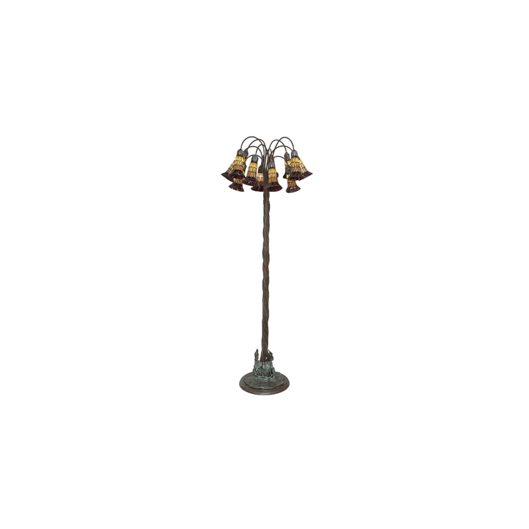 Pond Lily 12 Light 61" Tall Buffet Floor Lamp