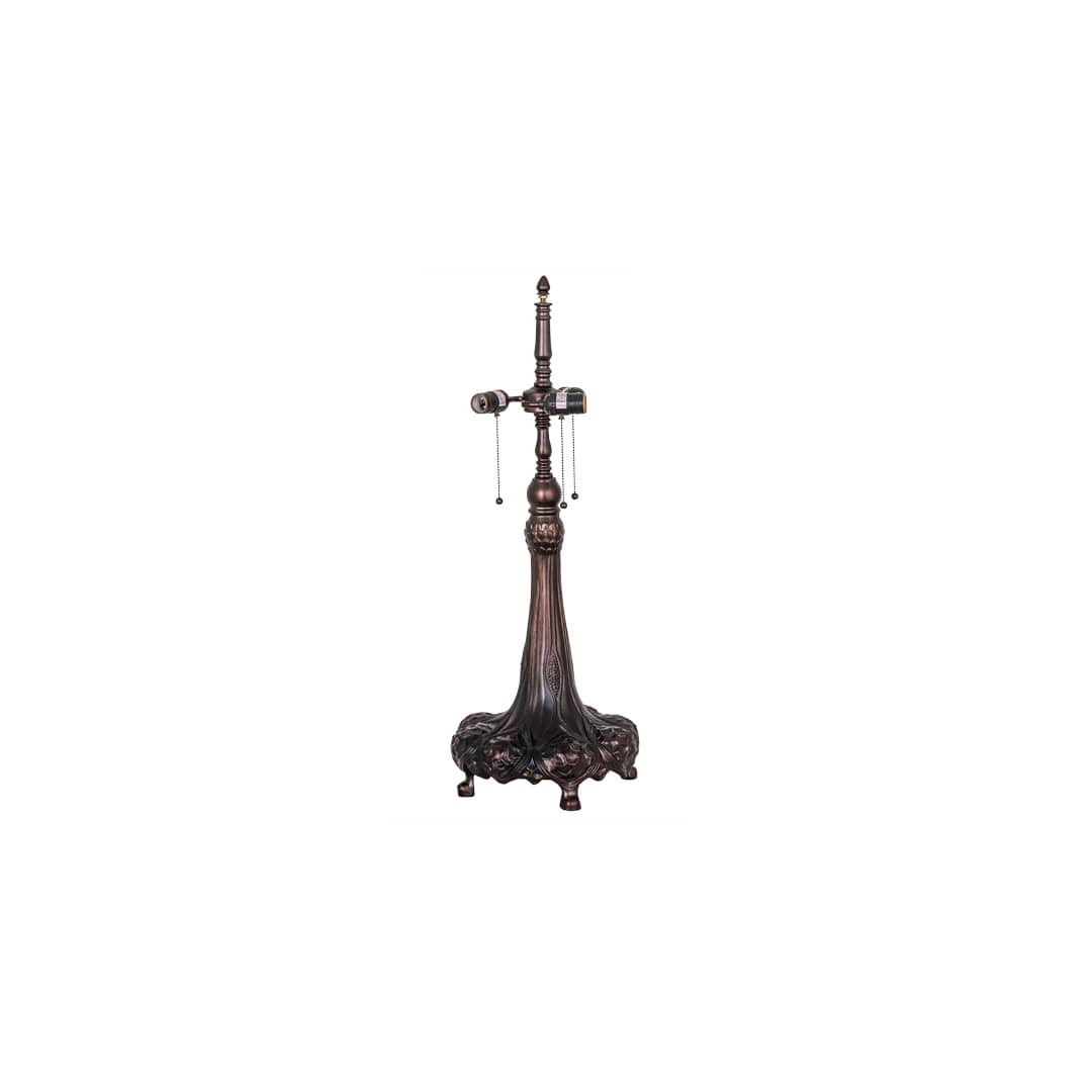3 Light 31" Tall Tiffany Table Lamp
