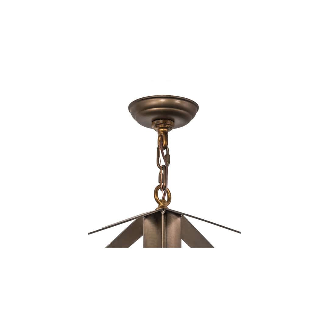 Stillwater Mountain Pine 4 Light 38" Wide Chandelier