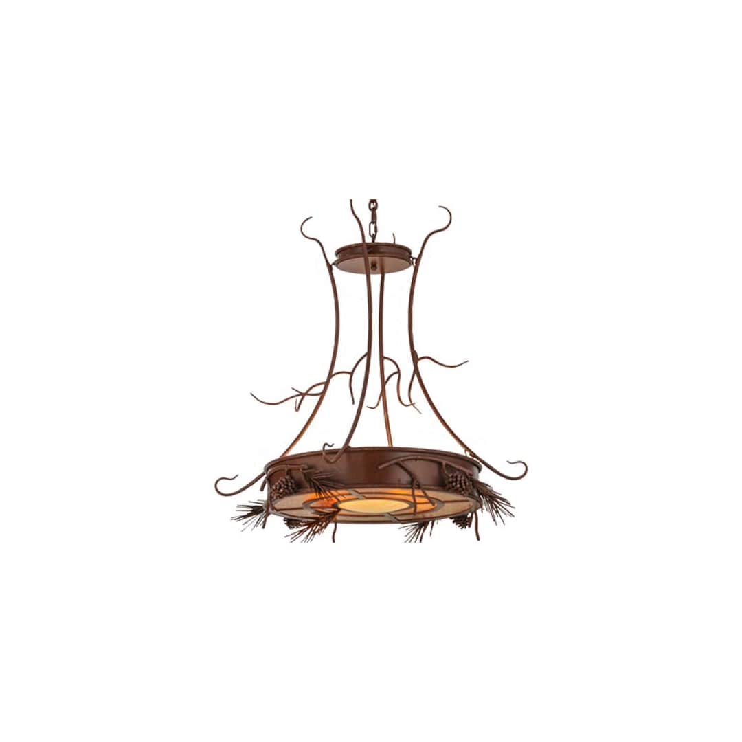 Woodland Pine 4 Light 36" Wide Pendant