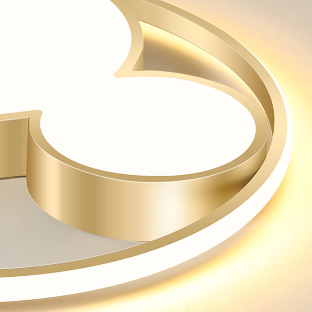 Modern Creative Cartoon Three Tone Light LED Energy Saving Ceiling Lamps