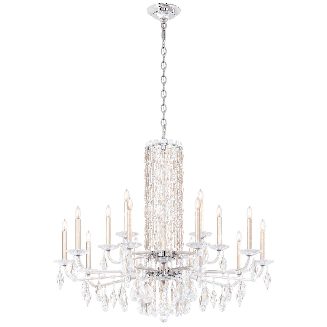 Sarella 15 Light 41" Wide Crystal Chandelier with Heritage Crystals