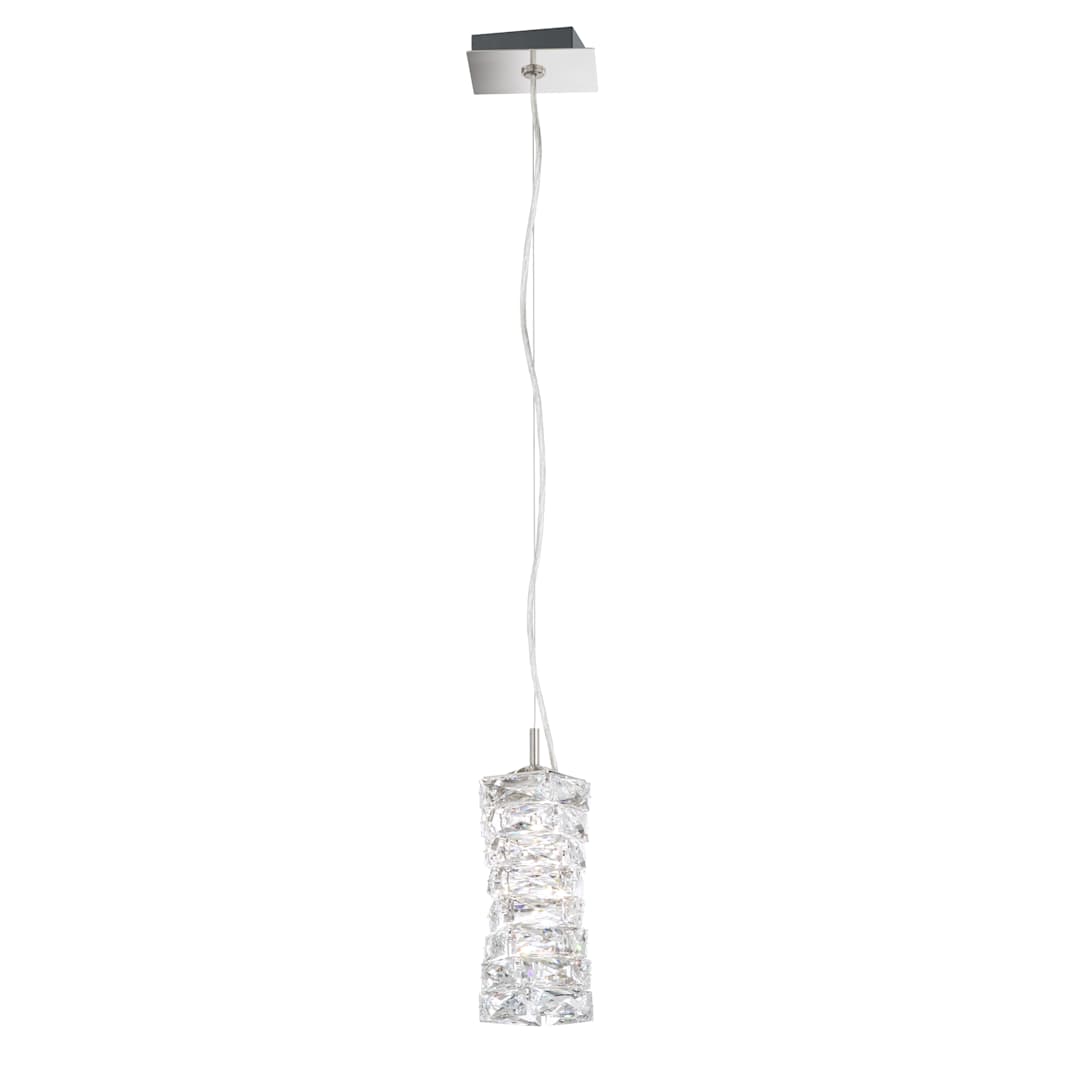 Glissando 5" Wide LED Crystal Mini Pendant with Swarovski Crystals