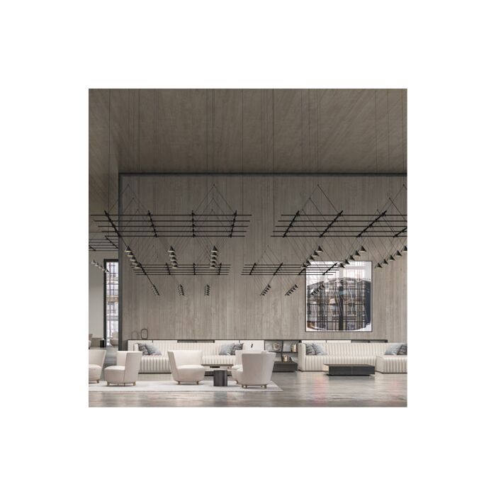 Suspenders庐 Track Lighting in Satin Black