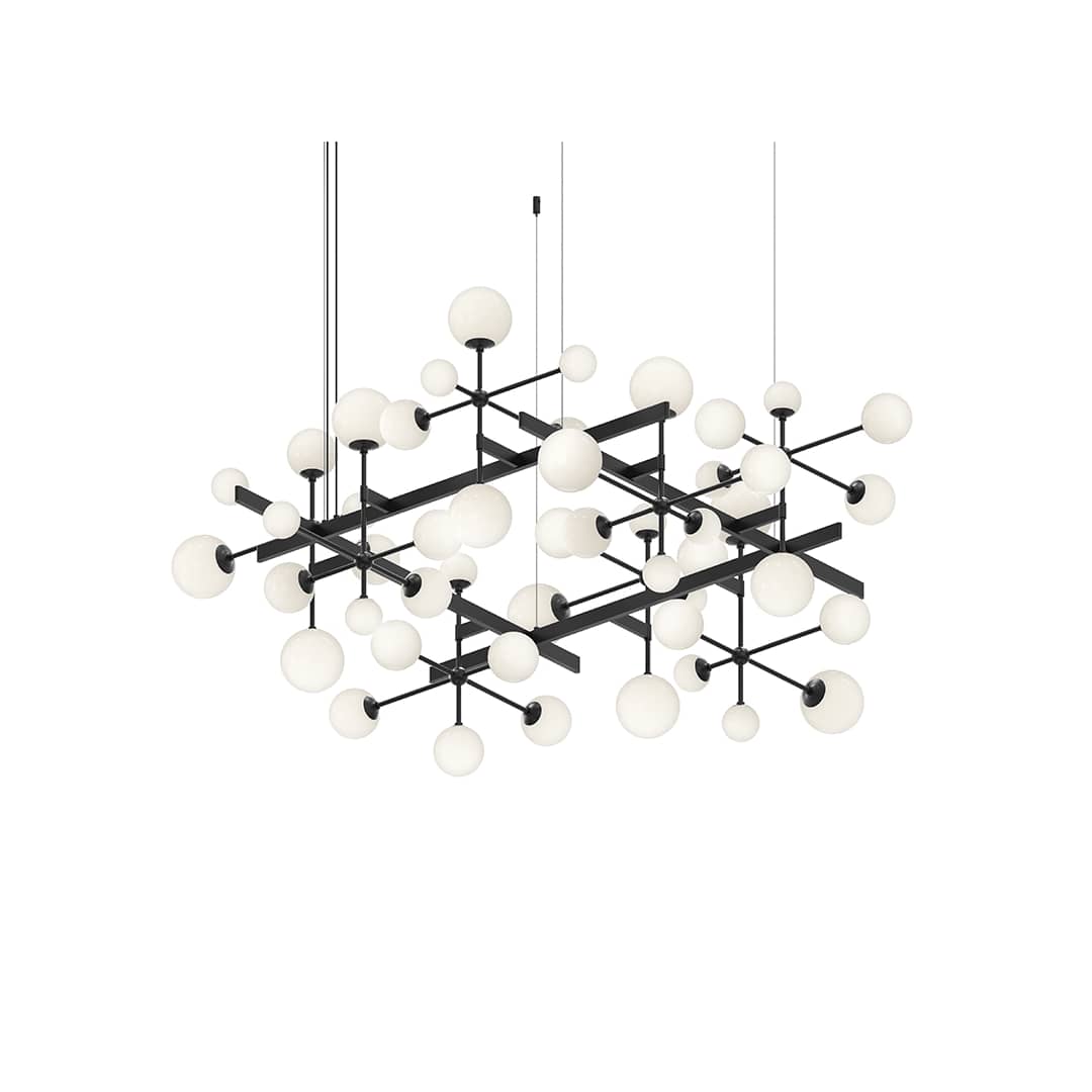 Nebula 48 Light 61" Wide LED Abstract Chandelier