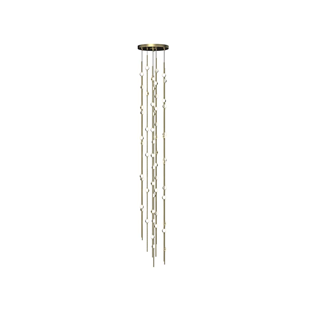 Constellation Andromeda 55 Light 12" Wide LED Abstract Multi Light Pendant
