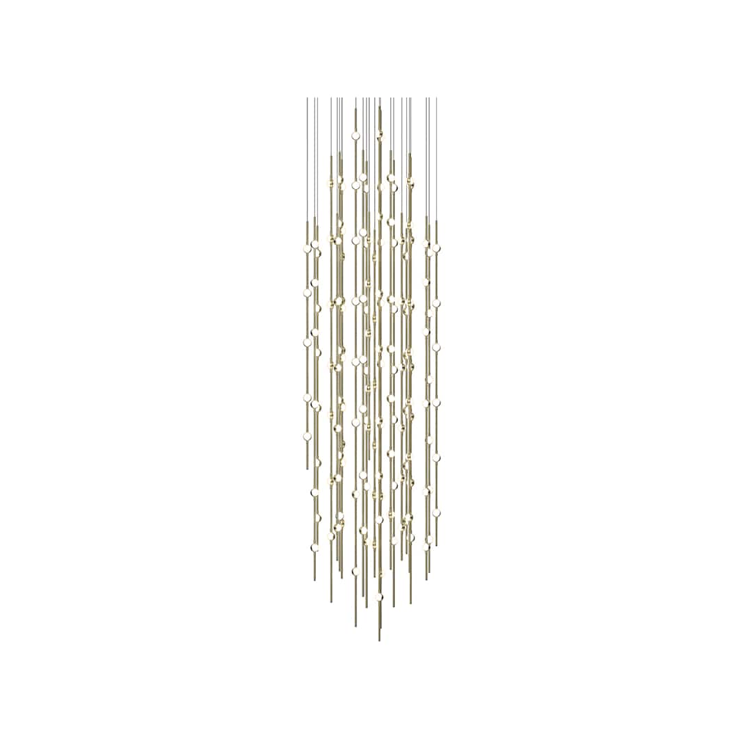Constellation Andromeda 156 Light 25" Wide LED Abstract Multi Light Pendant
