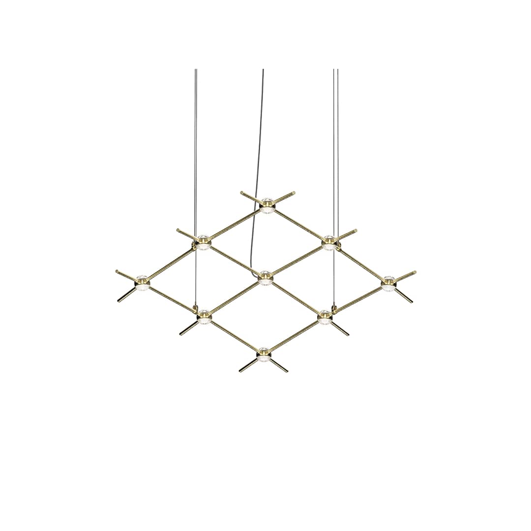 Constellation Aquarius Minor 9 Light 67" Wide LED Chandelier
