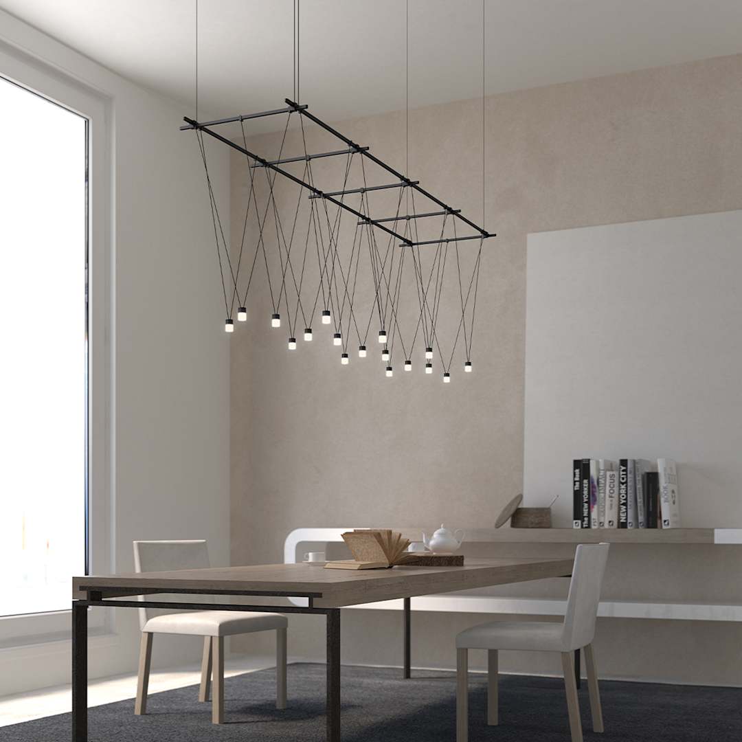 Suspenders 24" Wide Multi Light Pendant