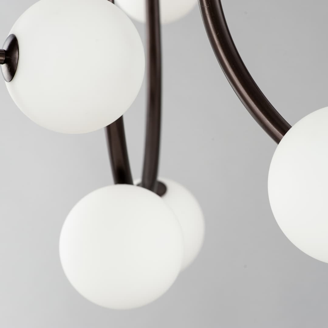 Contour 14 Light 43" Wide LED Semi-Flush Ceiling Fixture by Nina Magon