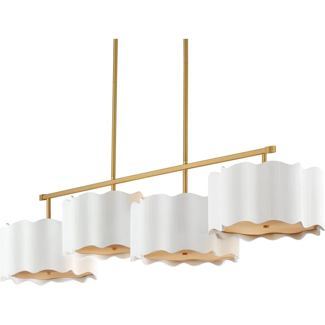 Curtain Call 12 Light 13" Wide LED Linear Pendant
