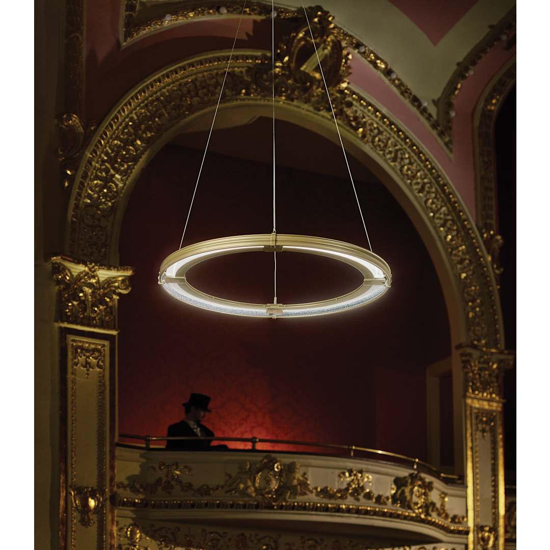 Aria 34-3/16" Wide Integrated LED Ring Chandelier