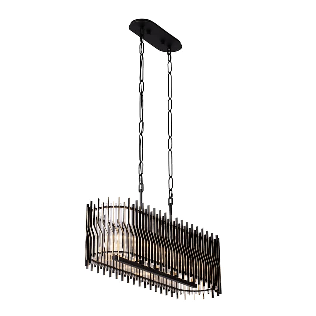 Park Row 5 Light 36" Wide Linear Pendant