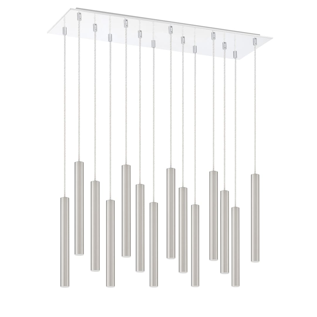 Forest 14 Light 32" Wide LED Linear Pendant with 12" Pendants