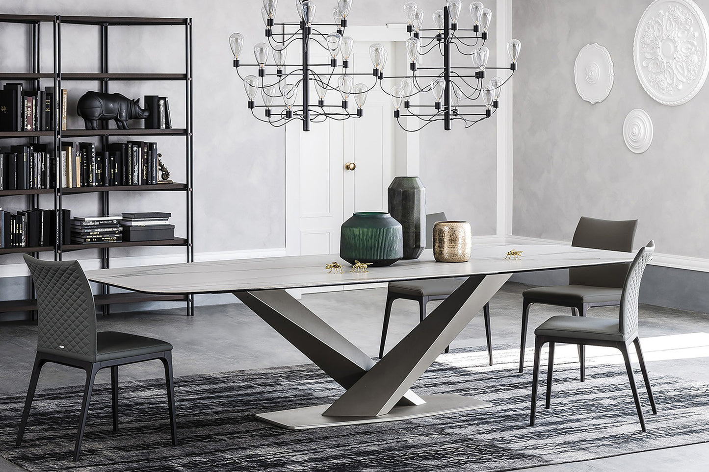 Stratos Keramik Dining Table - 94.5 In