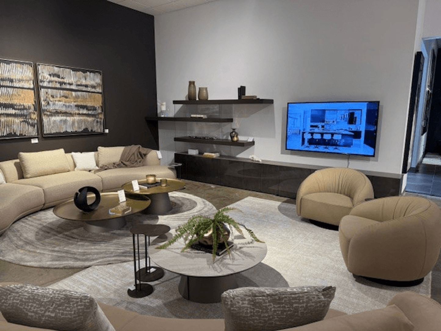 Air TV & Shelving Unit