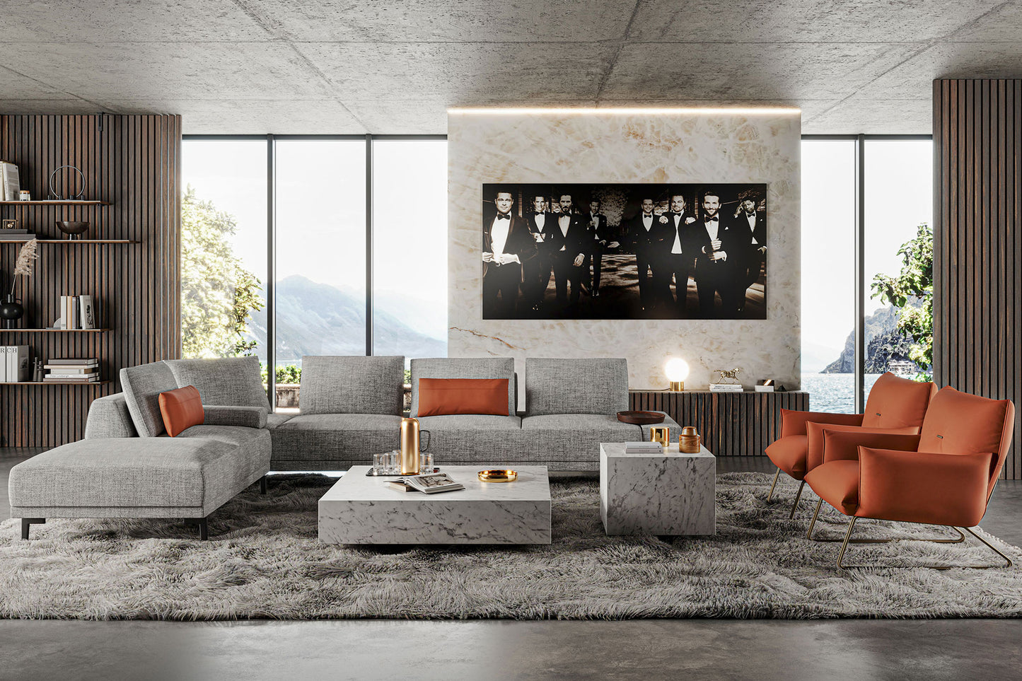Margot Chair - Honey Leather