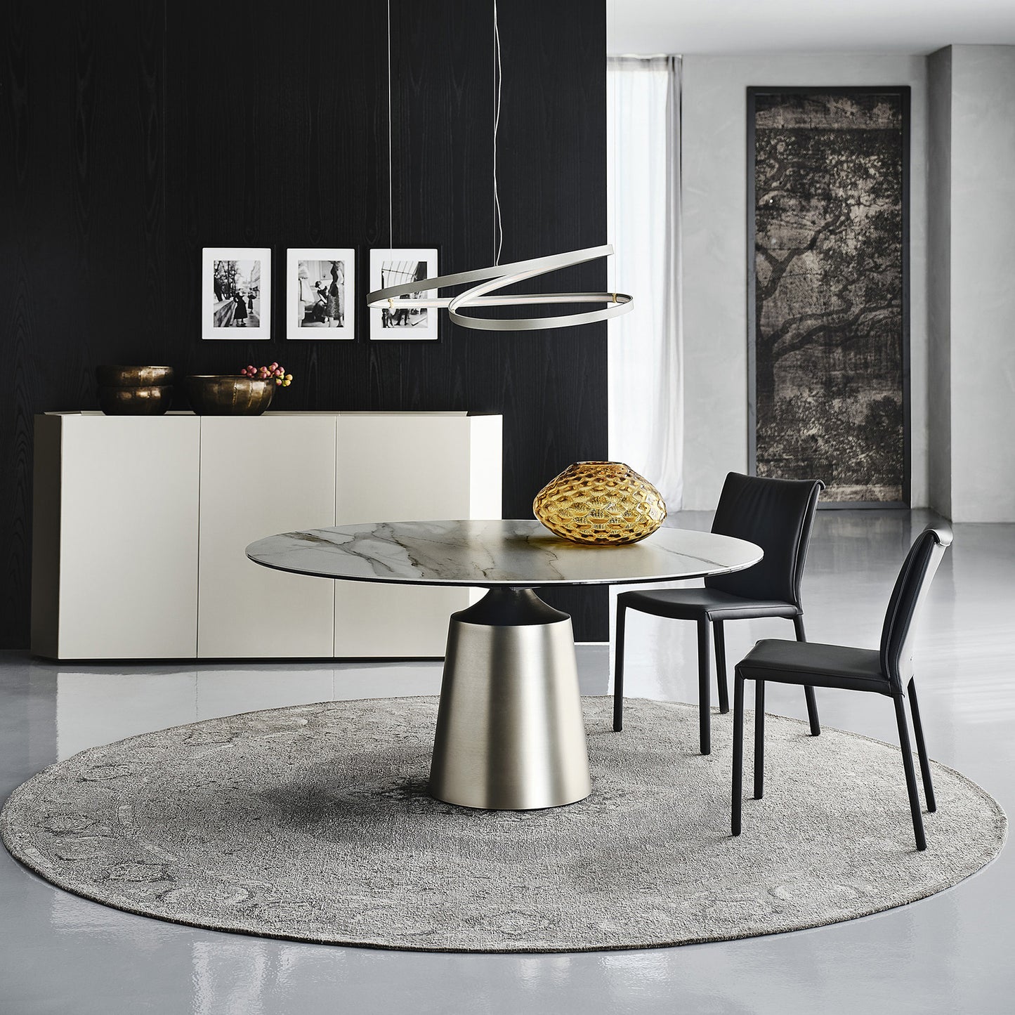 Yoda Keramik Dining Table - 62.25 In