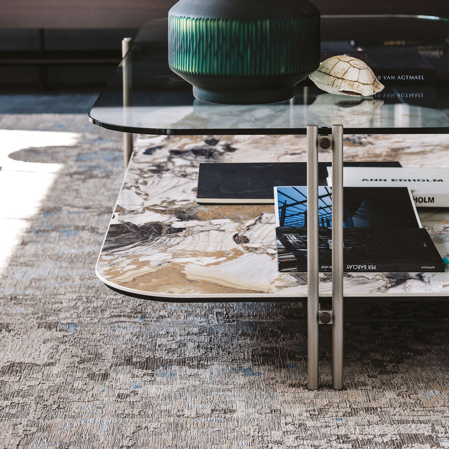 Biplane Square Cocktail Table