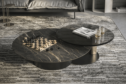 Arena Keramik Bond Cocktail Table - Fume