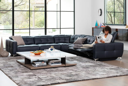 Verona Power Sectional - Burnished Bronze
