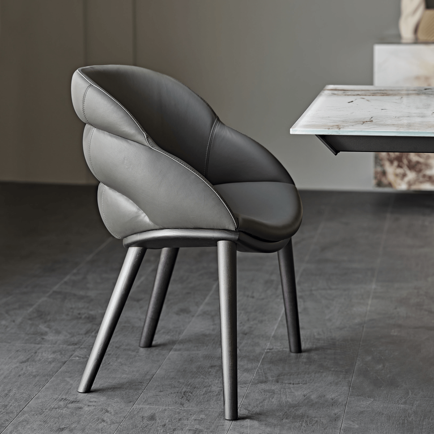 Camilla Side Chair - Burned Oak
