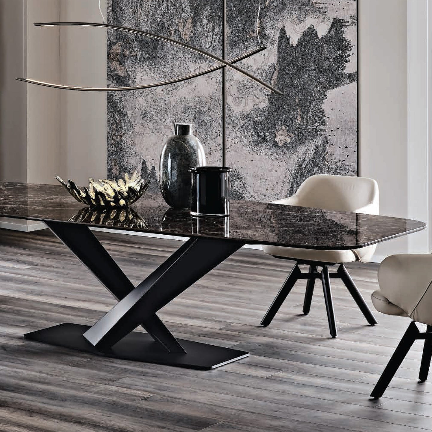 Stratos Keramik Dining Table - 118 In